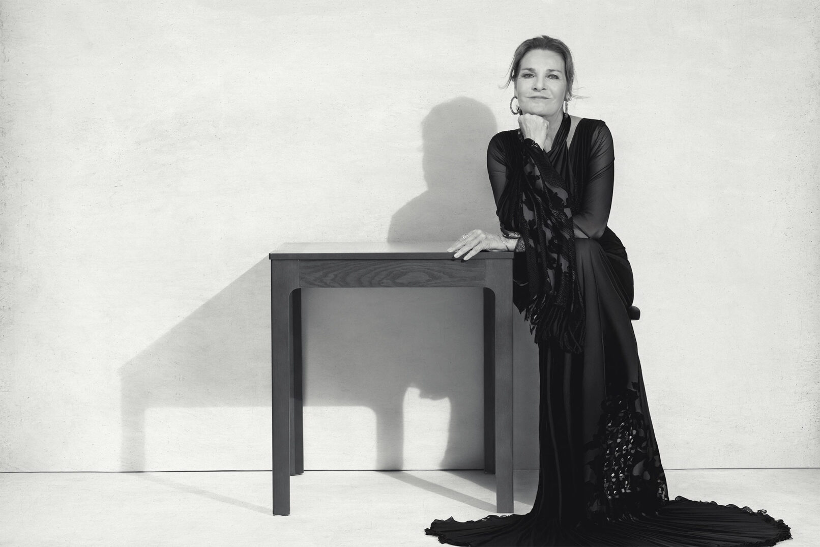 Portræt af Lis Sørensen fotograferet af portrætfotograf Christian Krog