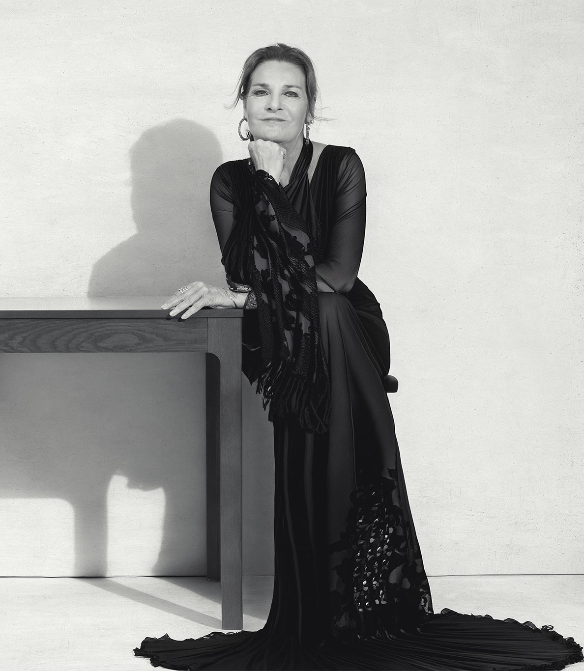 Portræt af Lis Sørensen fotograferet af portrætfotograf Christian Krog